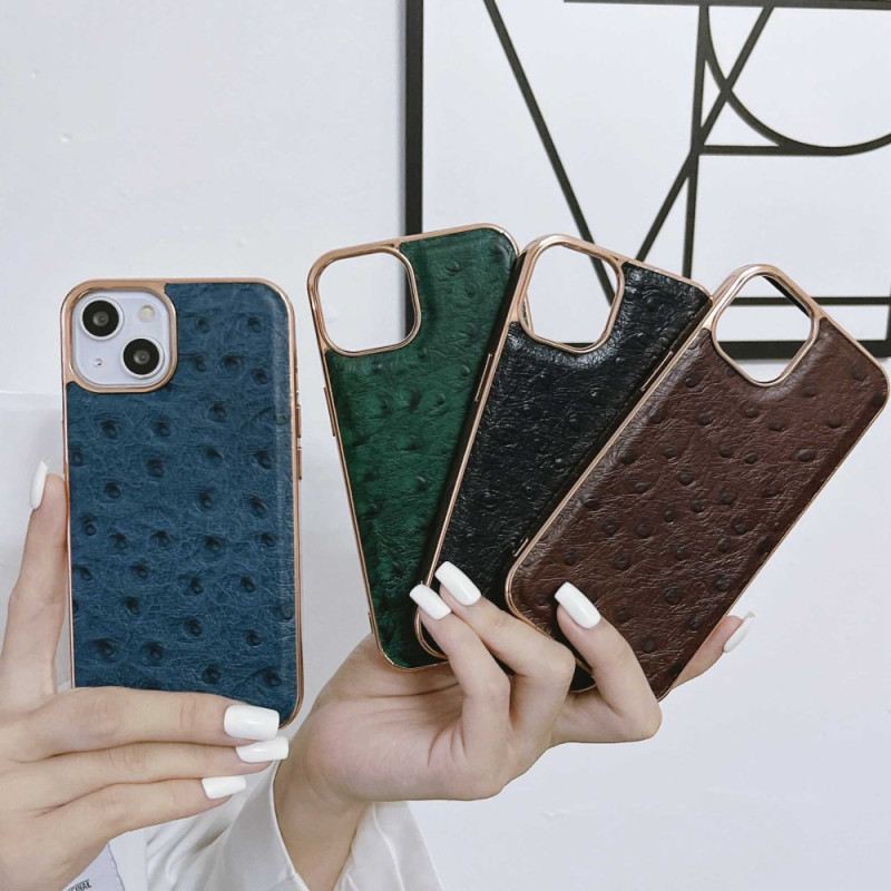 Maskica iPhone 14 Teksturirana Prava Koža