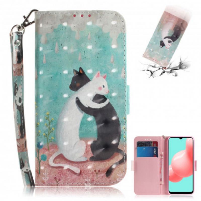 Futrola Samsung Galaxy A32 5G Strappy Cat Friends