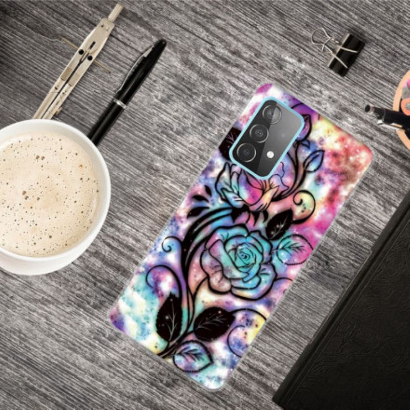 Maskica Samsung Galaxy A32 5G Grafički Cvijet