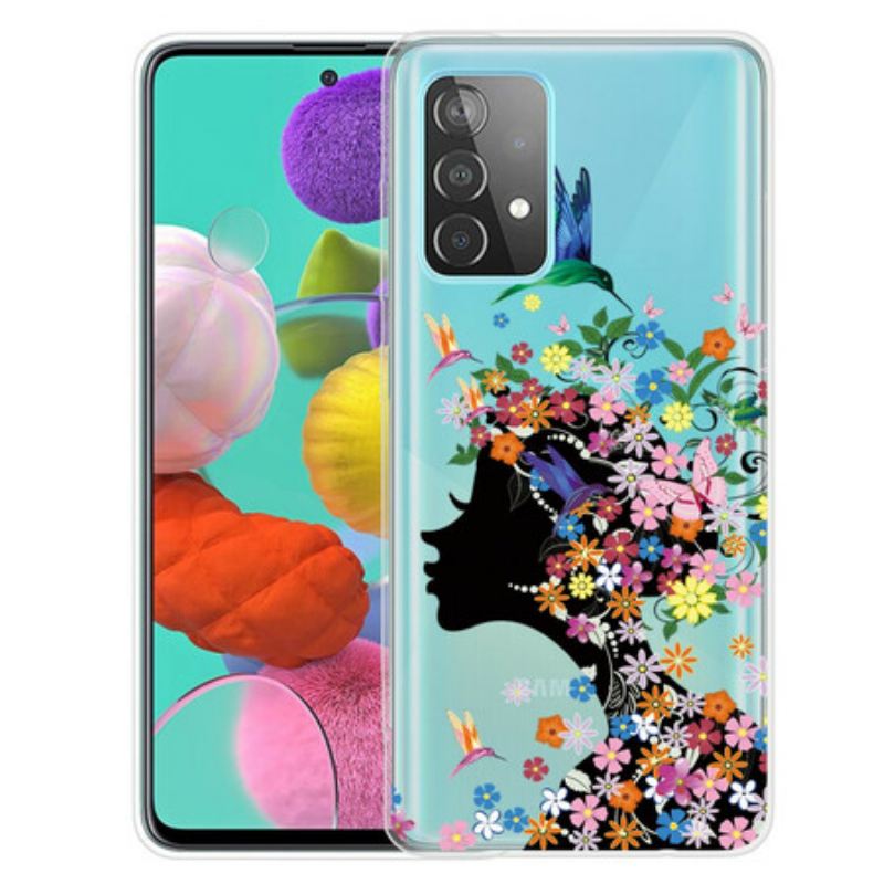 Maskica Samsung Galaxy A32 5G Lijepa Cvjetna Glava