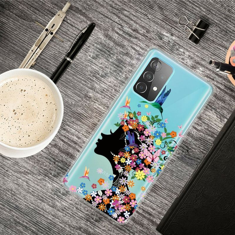 Maskica Samsung Galaxy A32 5G Lijepa Cvjetna Glava