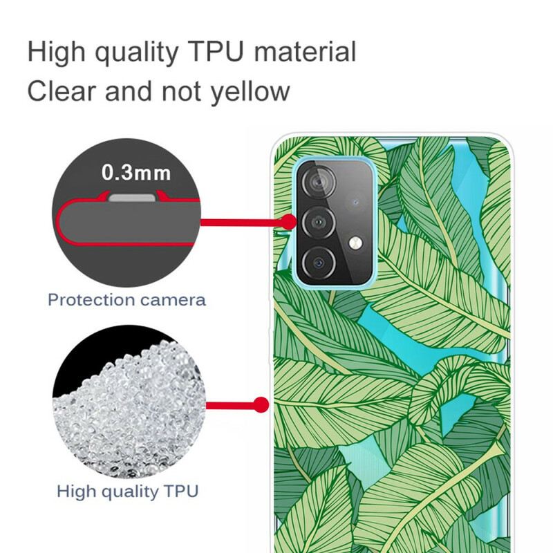 Maskica Samsung Galaxy A32 5G Lišće