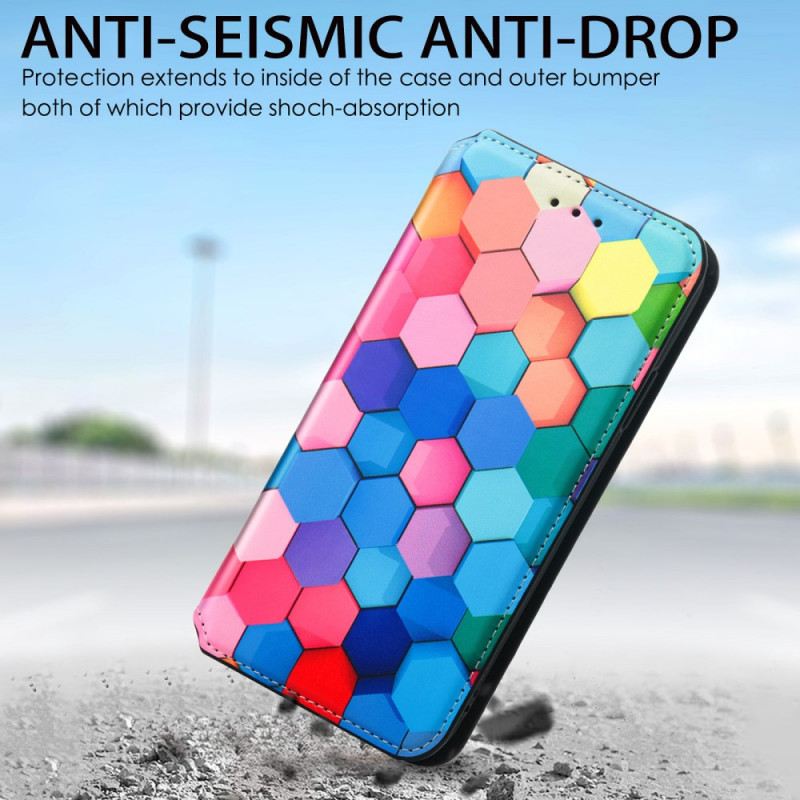 Flip Futrola Samsung Galaxy M12 / A12 Kožna Futrola Caseneo Rfid Dizajn