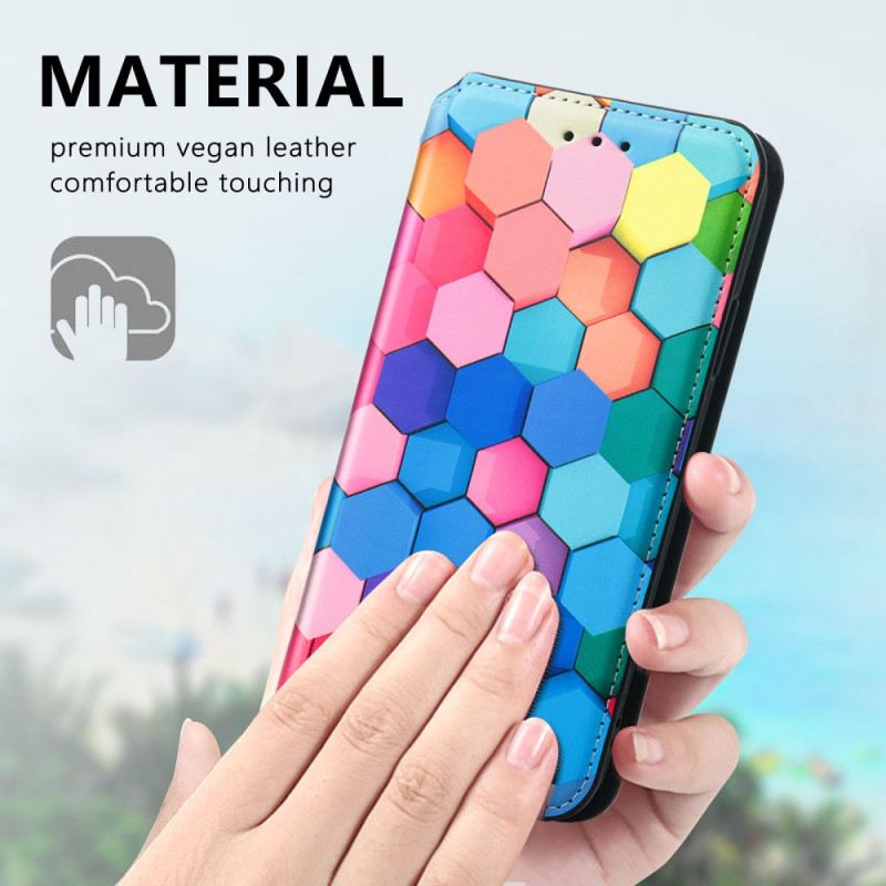 Flip Futrola Samsung Galaxy M12 / A12 Kožna Futrola Caseneo Rfid Dizajn