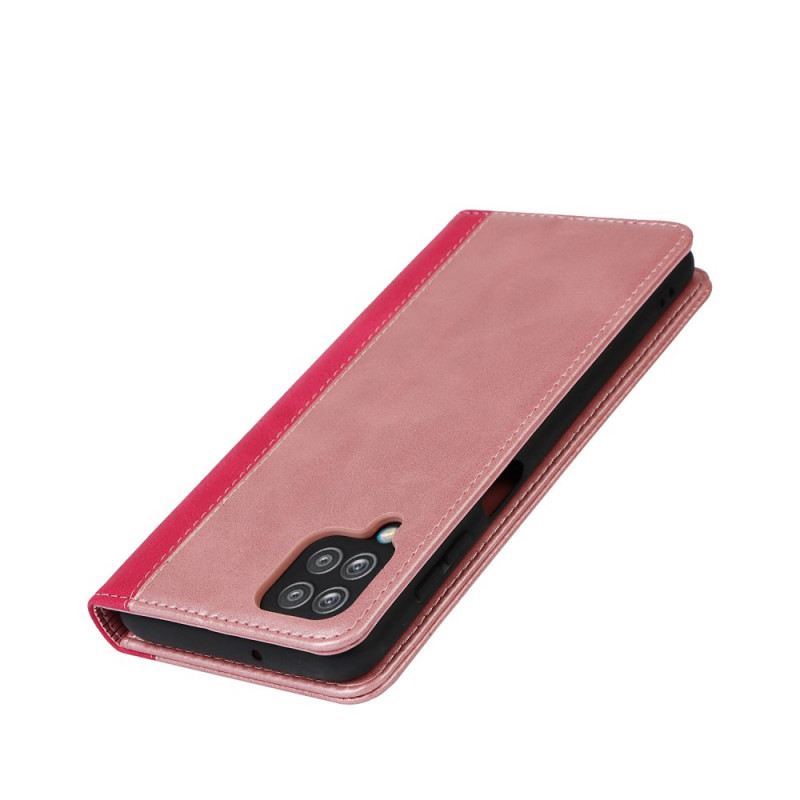 Flip Futrola Samsung Galaxy M12 / A12 Kožna Futrola Dvobojni Kožni Stil