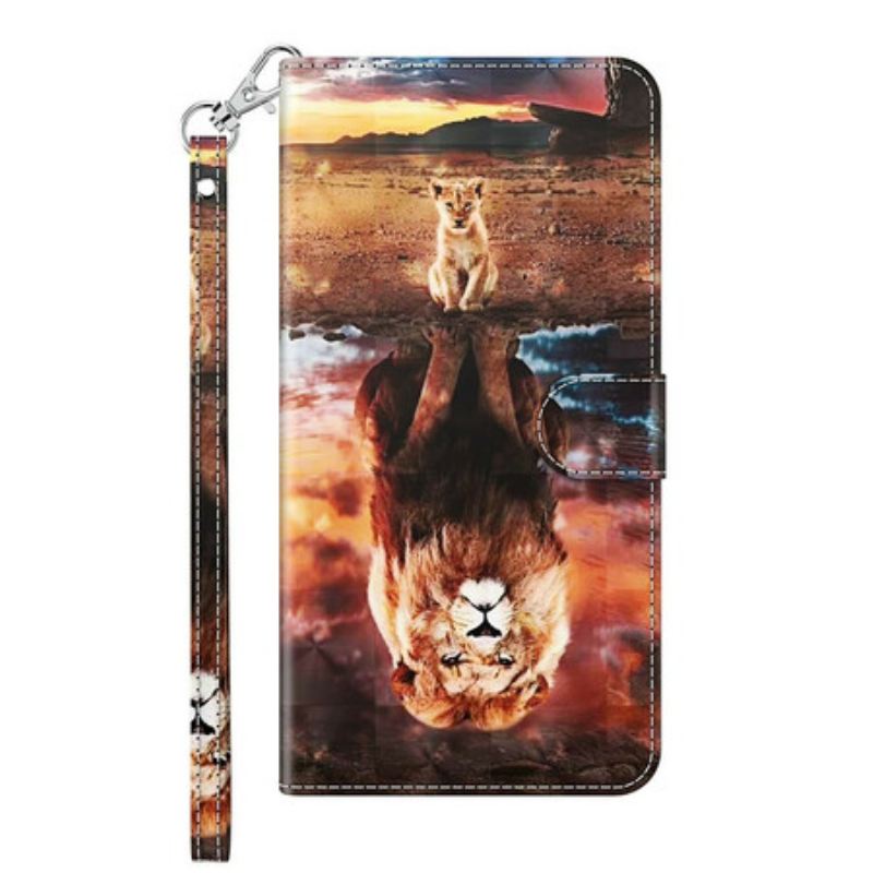 Futrola Samsung Galaxy M12 / A12 Svjetlosni Lav S Uzicom