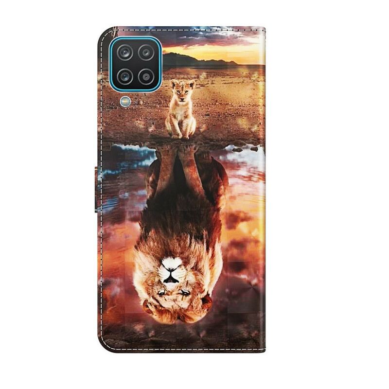 Futrola Samsung Galaxy M12 / A12 Svjetlosni Lav S Uzicom