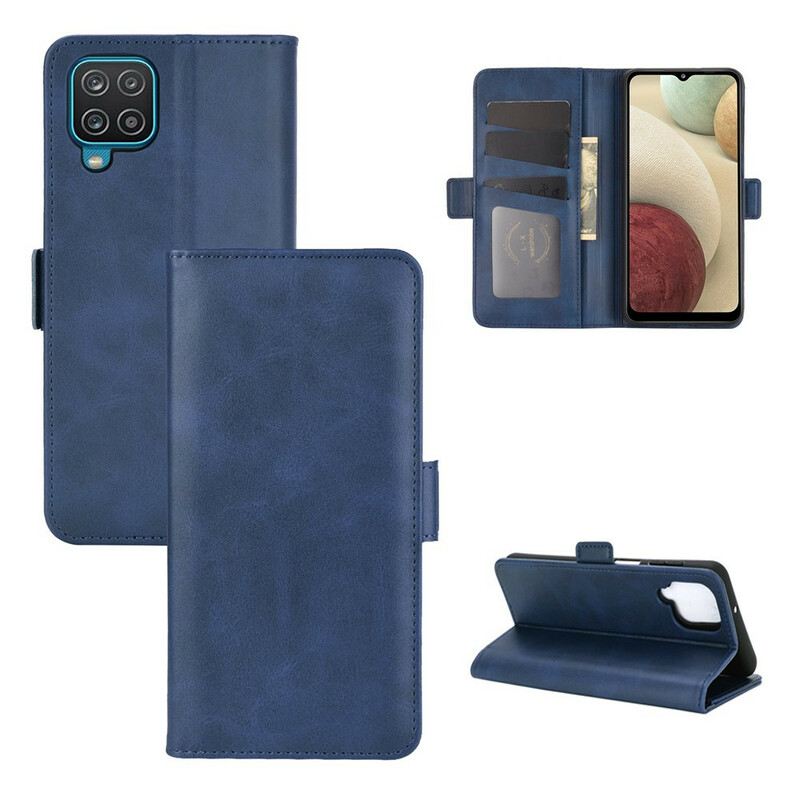 Kožna Futrola Samsung Galaxy M12 / A12 Flip Futrola Dupli Poklopac