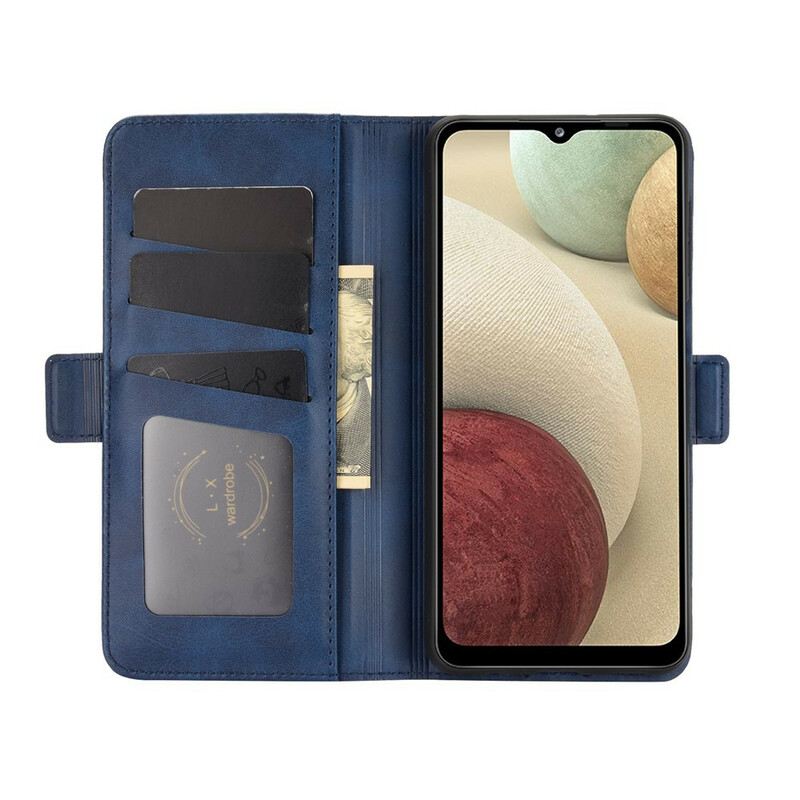 Kožna Futrola Samsung Galaxy M12 / A12 Flip Futrola Dupli Poklopac
