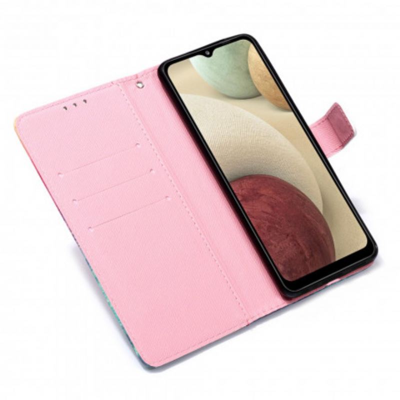 Maskica Samsung Galaxy M12 / A12 Akvarel Mak