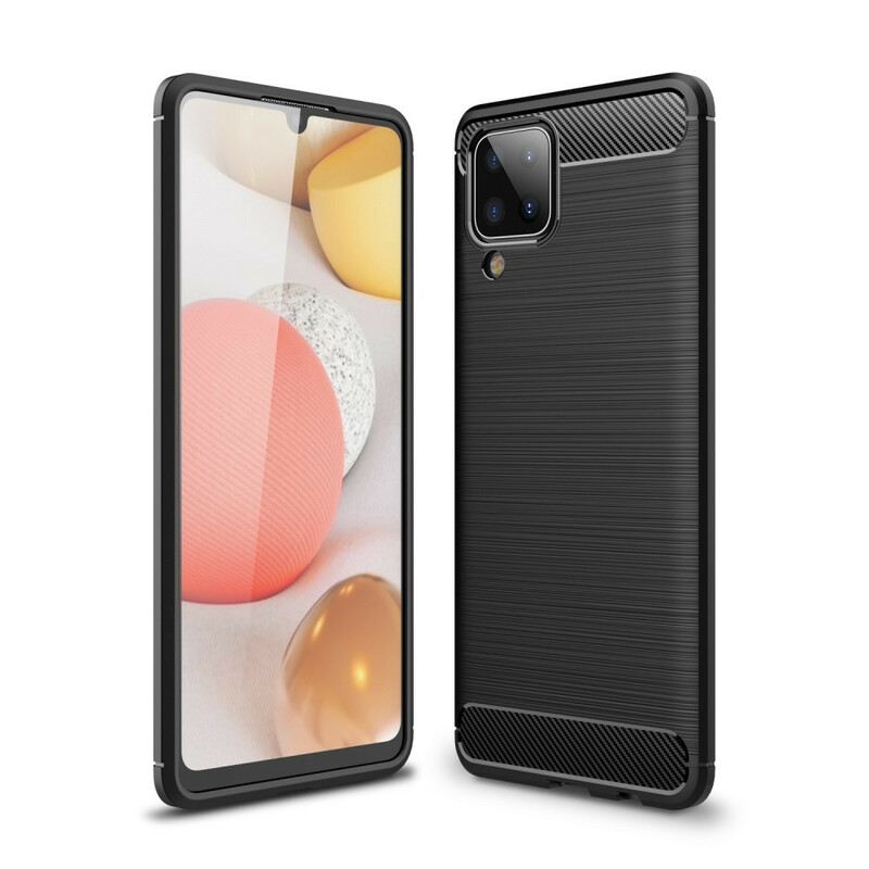 Maskica Samsung Galaxy M12 / A12 Brušena Karbonska Vlakna
