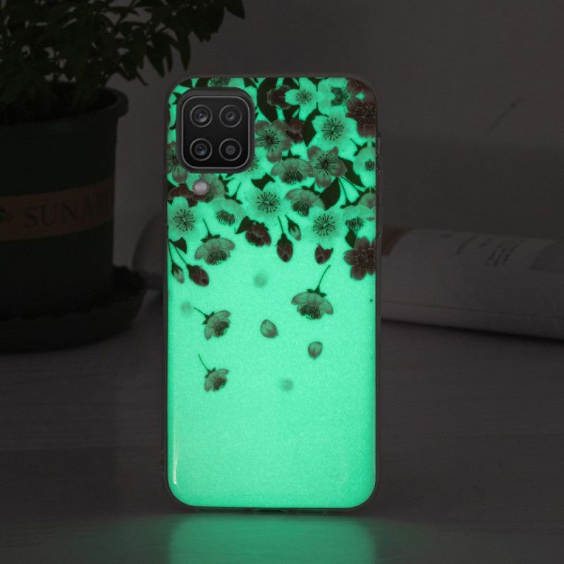 Maskica Samsung Galaxy M12 / A12 Fluorescentno Cvijeće