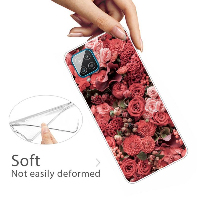 Maskica Samsung Galaxy M12 / A12 Intenzivno Cvijeće