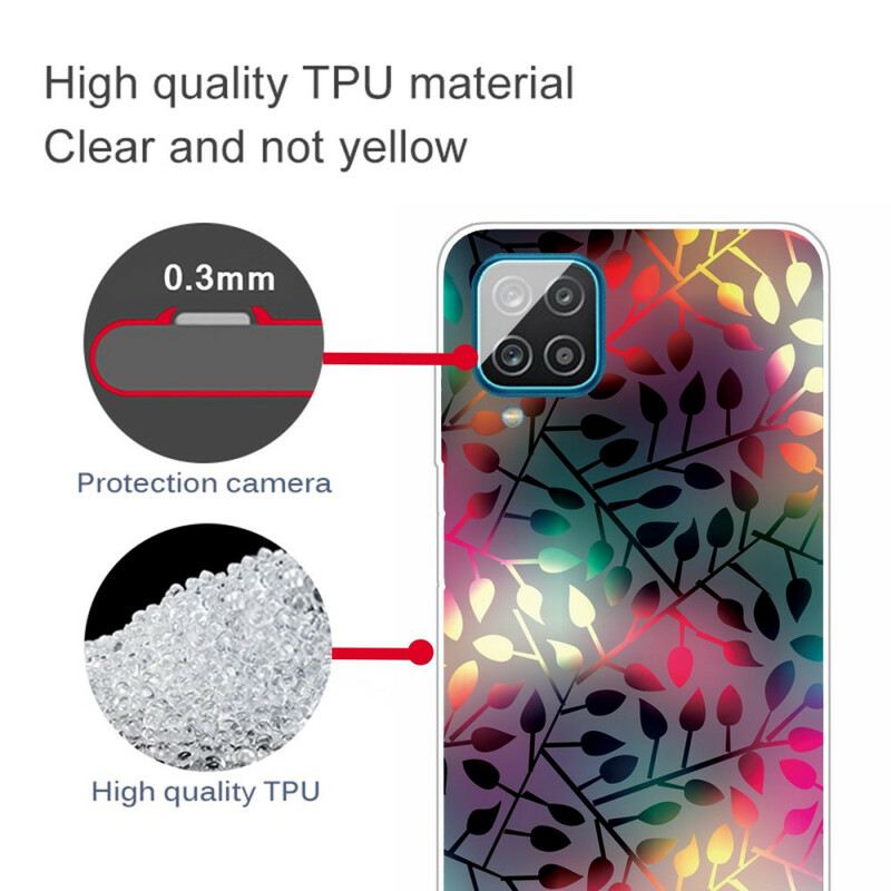 Maskica Samsung Galaxy M12 / A12 Lišće