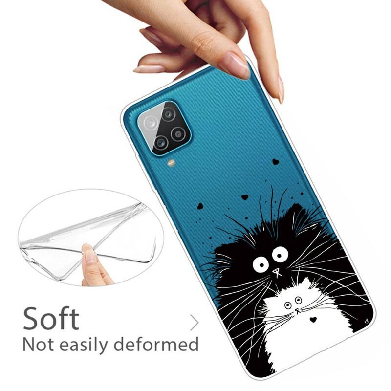 Maskica Samsung Galaxy M12 / A12 Pogledajte Mačke