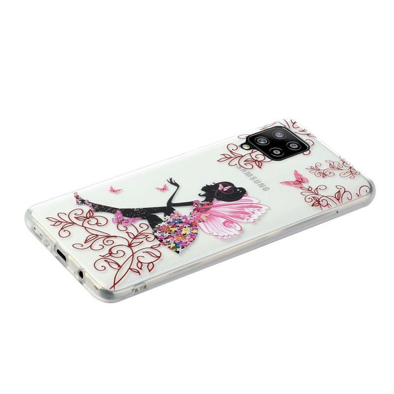 Maskica Samsung Galaxy M12 / A12 Prozirna Cvjetna Vila