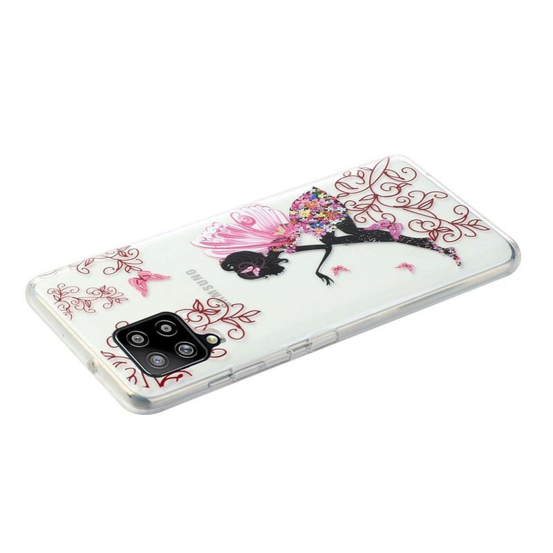 Maskica Samsung Galaxy M12 / A12 Prozirna Cvjetna Vila