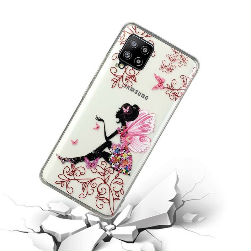 Maskica Samsung Galaxy M12 / A12 Prozirna Cvjetna Vila
