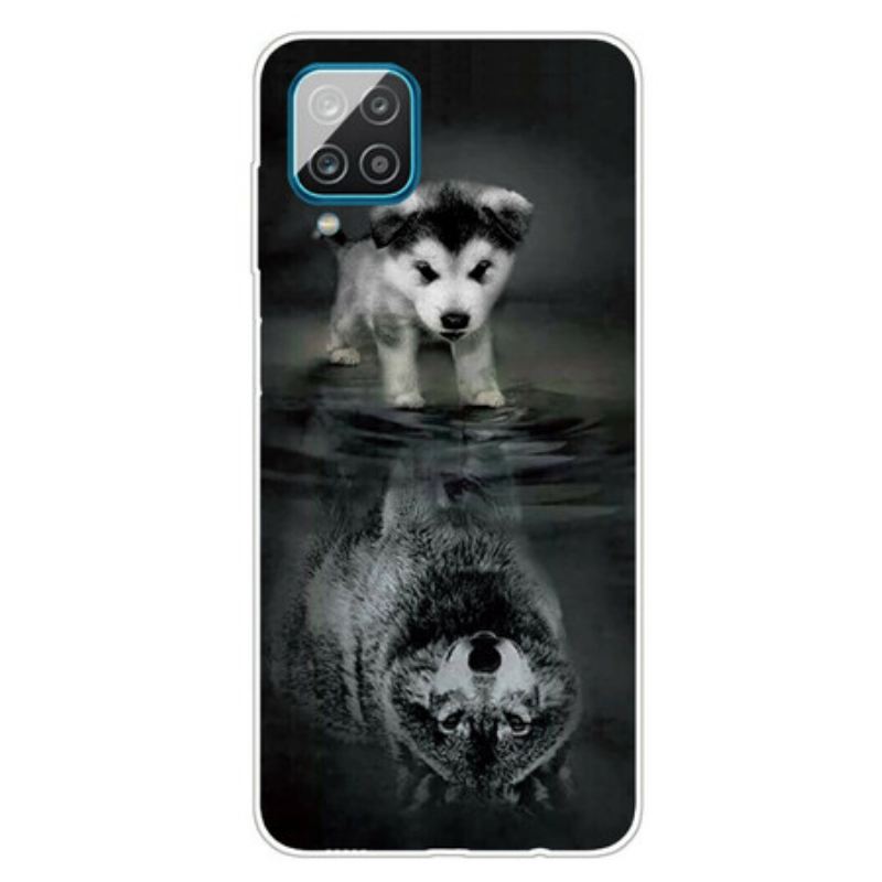 Maskica Samsung Galaxy M12 / A12 Puppy Dream