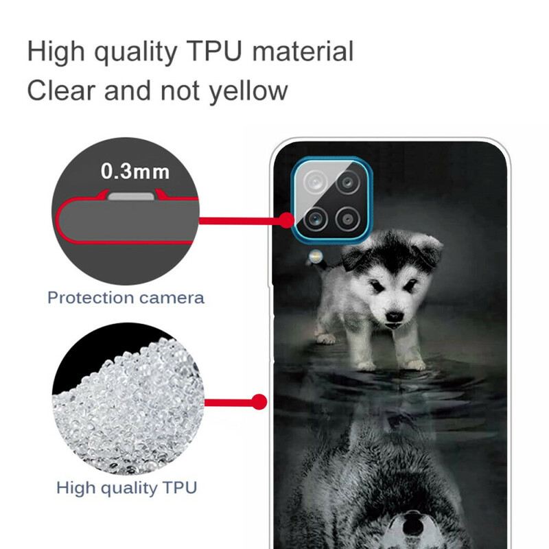 Maskica Samsung Galaxy M12 / A12 Puppy Dream