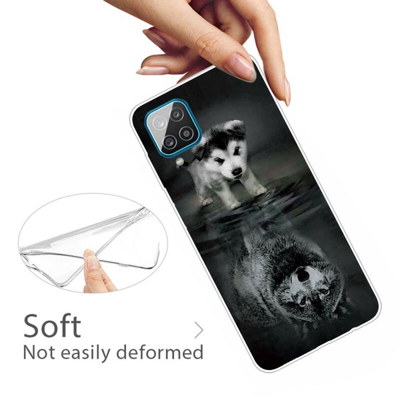 Maskica Samsung Galaxy M12 / A12 Puppy Dream