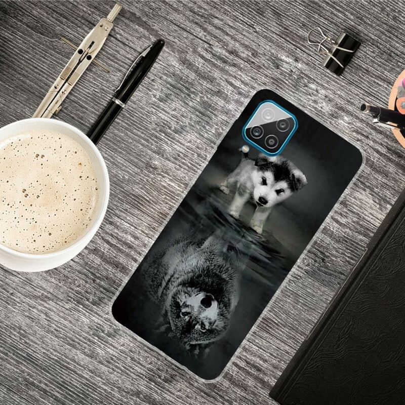 Maskica Samsung Galaxy M12 / A12 Puppy Dream