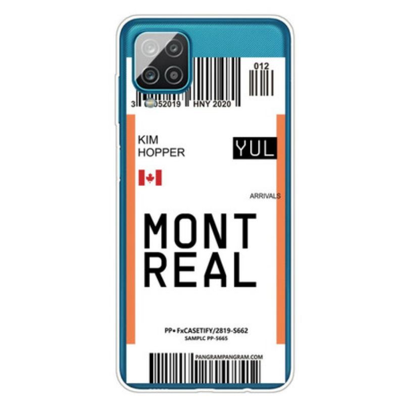 Maskica Samsung Galaxy M12 / A12 Ukrcajna Karta Za Montreal