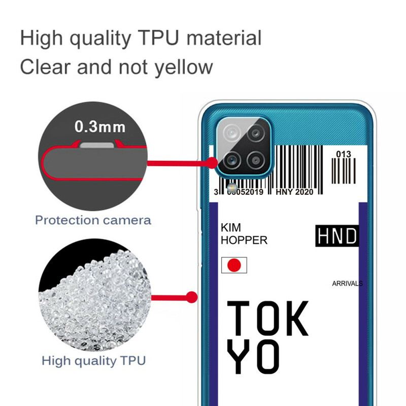 Maskica Samsung Galaxy M12 / A12 Ukrcajna Karta Za Tokio