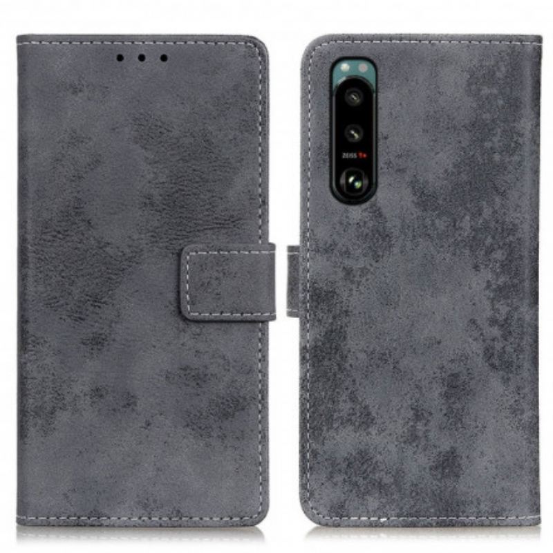 Futrola Sony Xperia 5 III Vintage Umjetna Koža