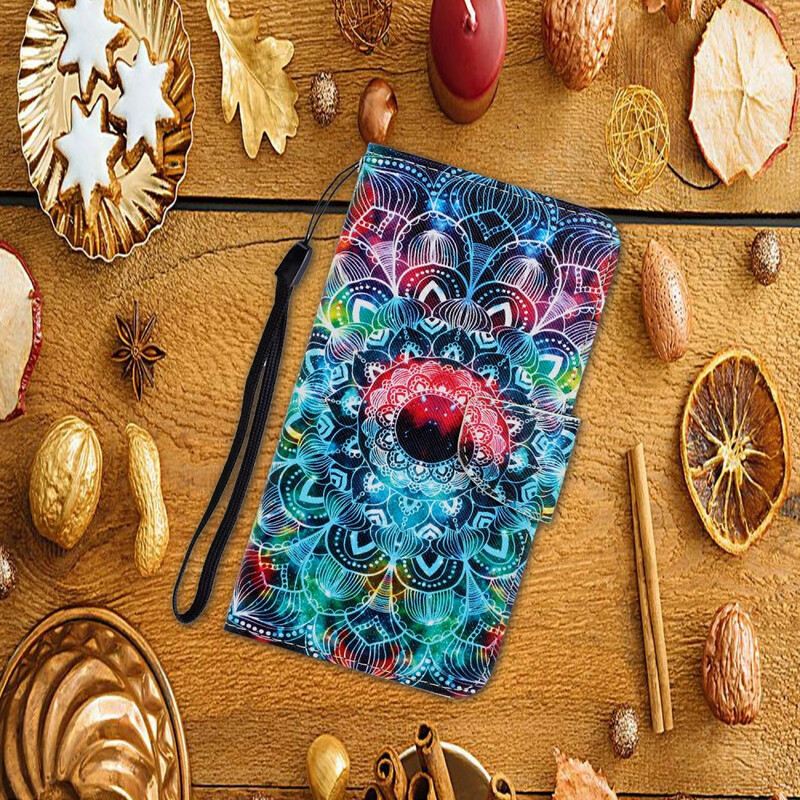 Futrola iPhone 12 / 12 Pro Upadljiva Mandala S Remenom