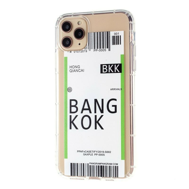 Maskica iPhone 12 / 12 Pro Bording Pass Za Bangkok
