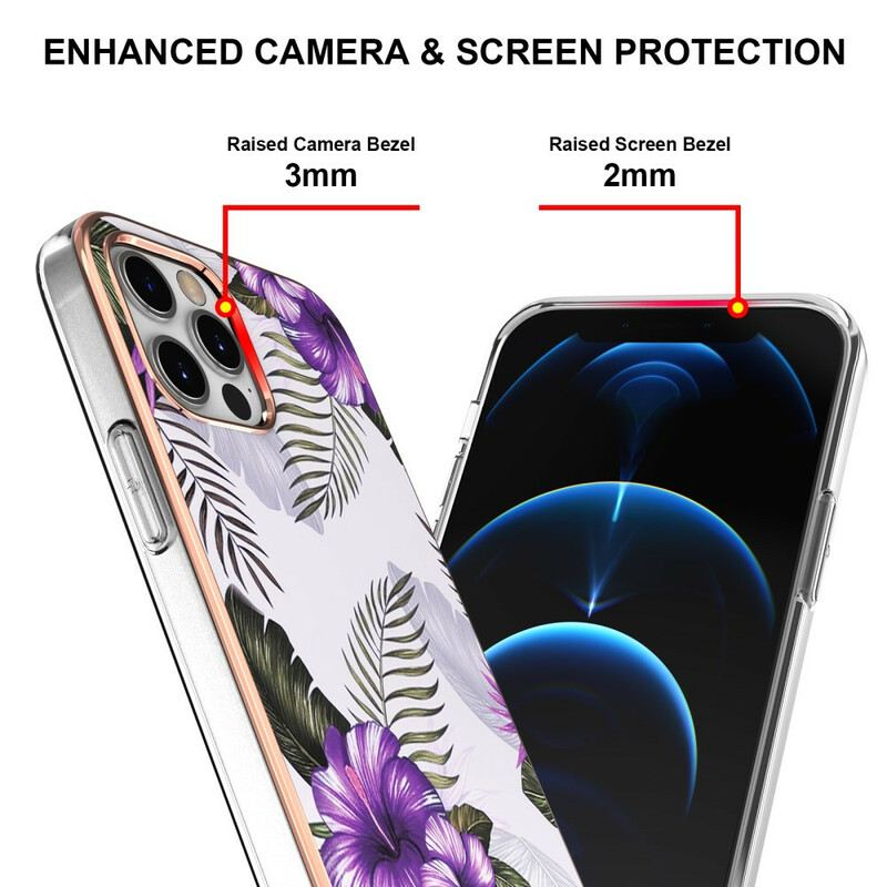 Maskica iPhone 12 / 12 Pro Cvijeće Ljubičice