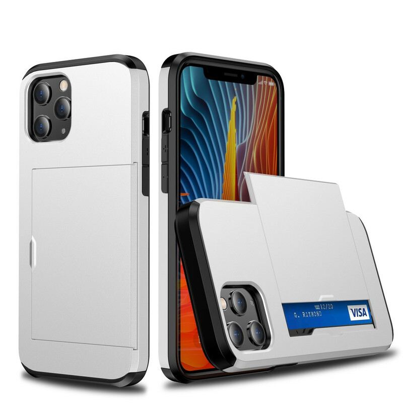 Maskica iPhone 12 / 12 Pro Čvrsti Držač Kartice