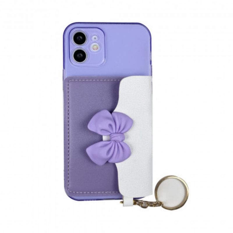 Maskica iPhone 12 / 12 Pro Držač Kartice S Privjeskom