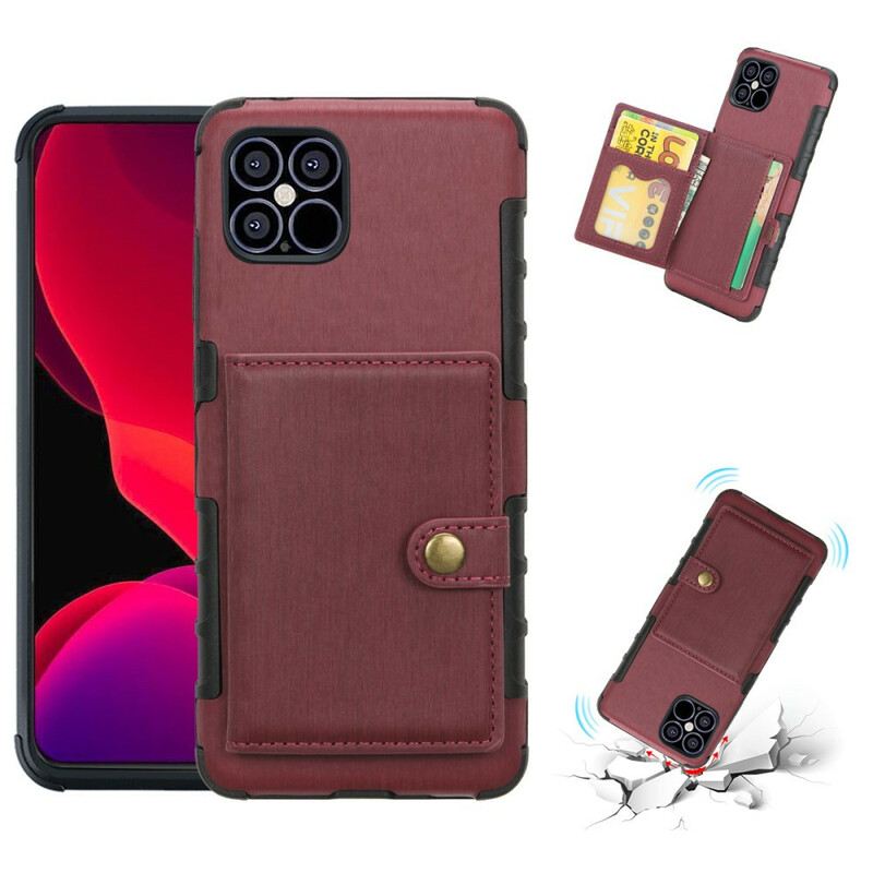 Maskica iPhone 12 / 12 Pro Flip Futrola Shouhushen Preklopni Držač Kartice