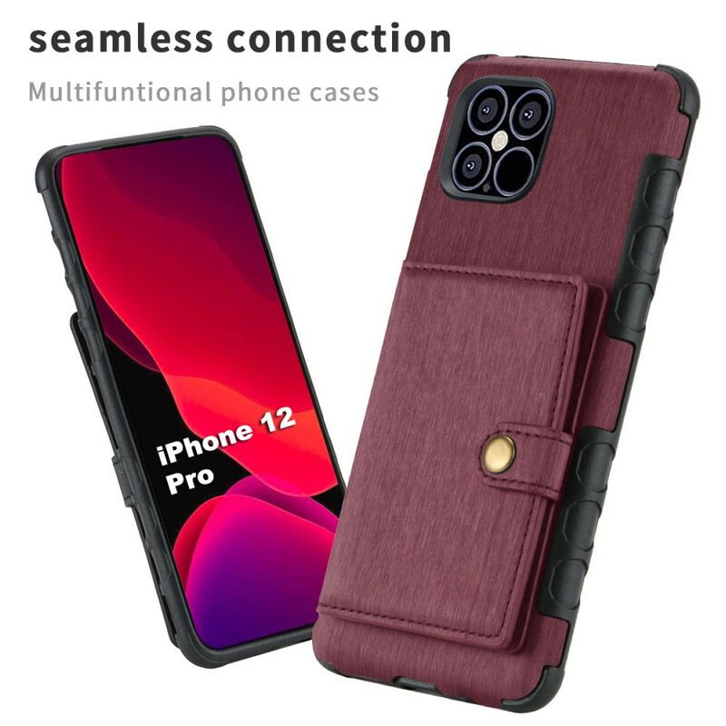 Maskica iPhone 12 / 12 Pro Flip Futrola Shouhushen Preklopni Držač Kartice