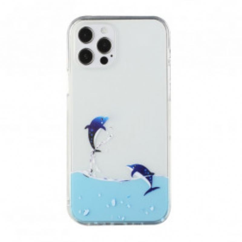 Maskica iPhone 12 / 12 Pro Igre S Dupinima