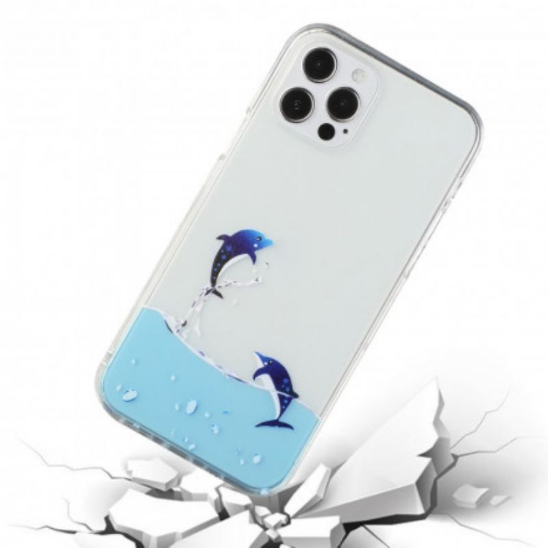 Maskica iPhone 12 / 12 Pro Igre S Dupinima