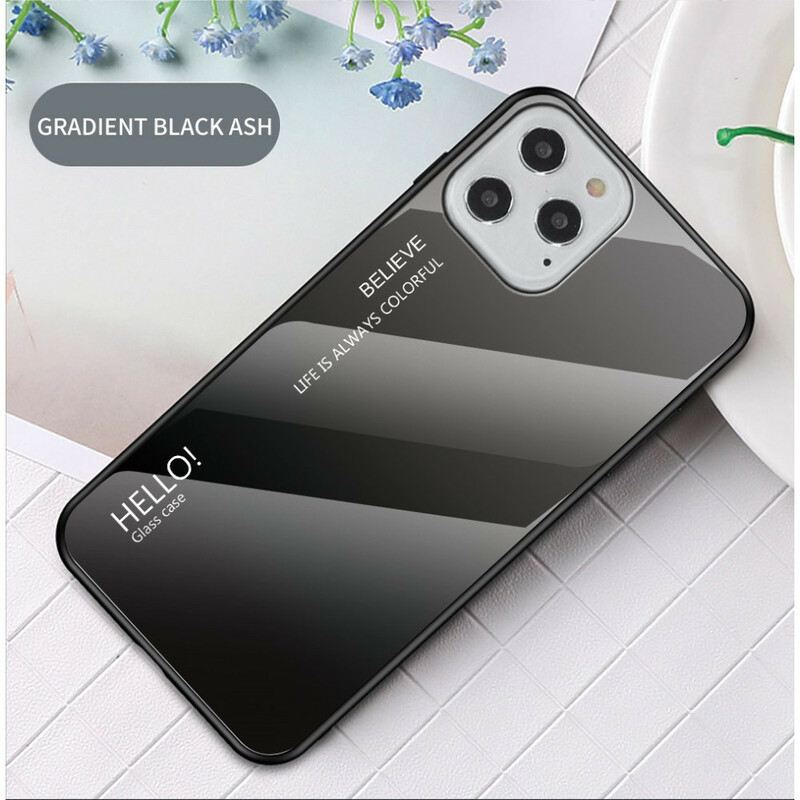 Maskica iPhone 12 / 12 Pro Kaljeno Staklo Pozdrav