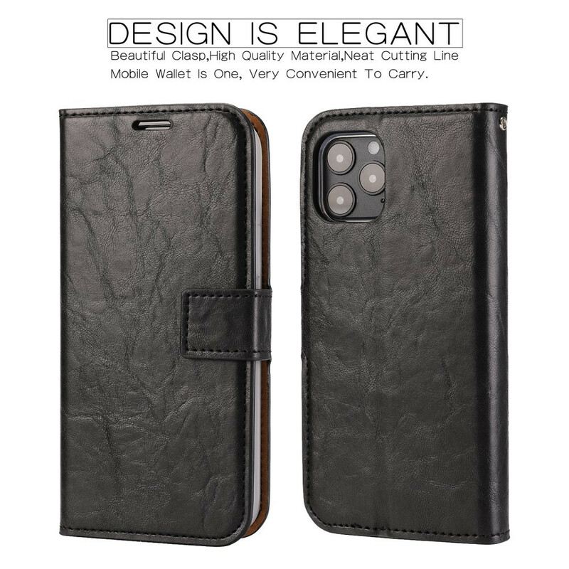 Maskica iPhone 12 / 12 Pro Odvojivi Stil Od Oštećene Kože