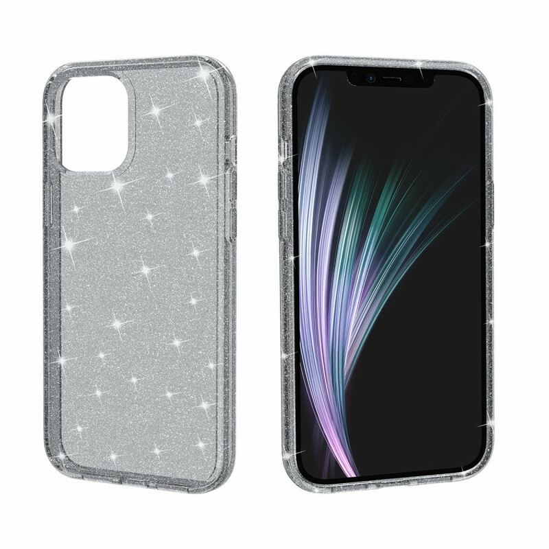 Maskica iPhone 12 / 12 Pro Prozirne Šljokice