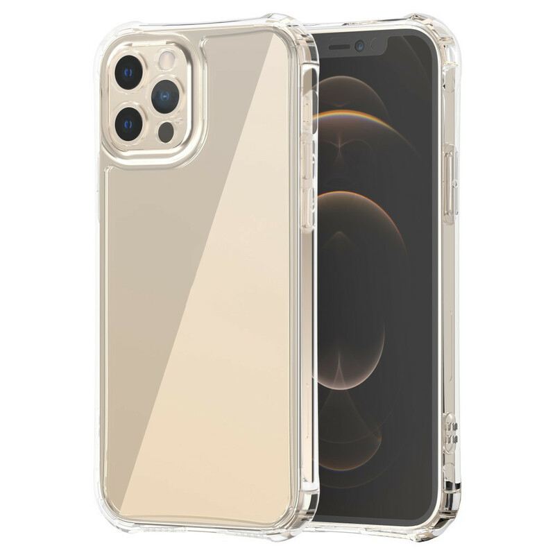 Maskica iPhone 12 / 12 Pro Prozirni Leeu Zaštitni Jastuci