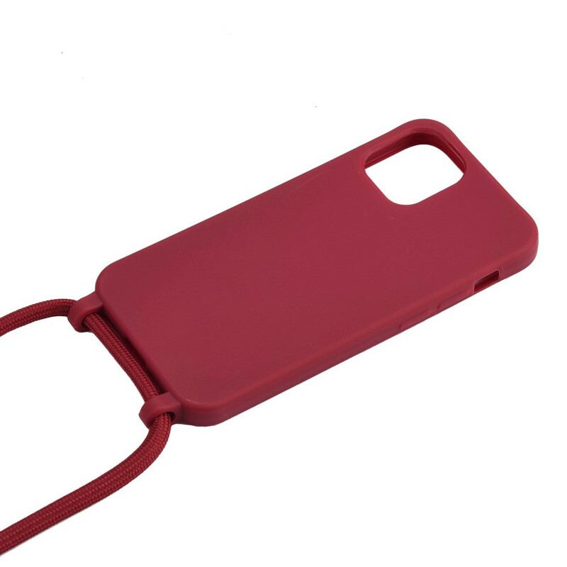 Maskica iPhone 12 / 12 Pro Silikon I Kabel
