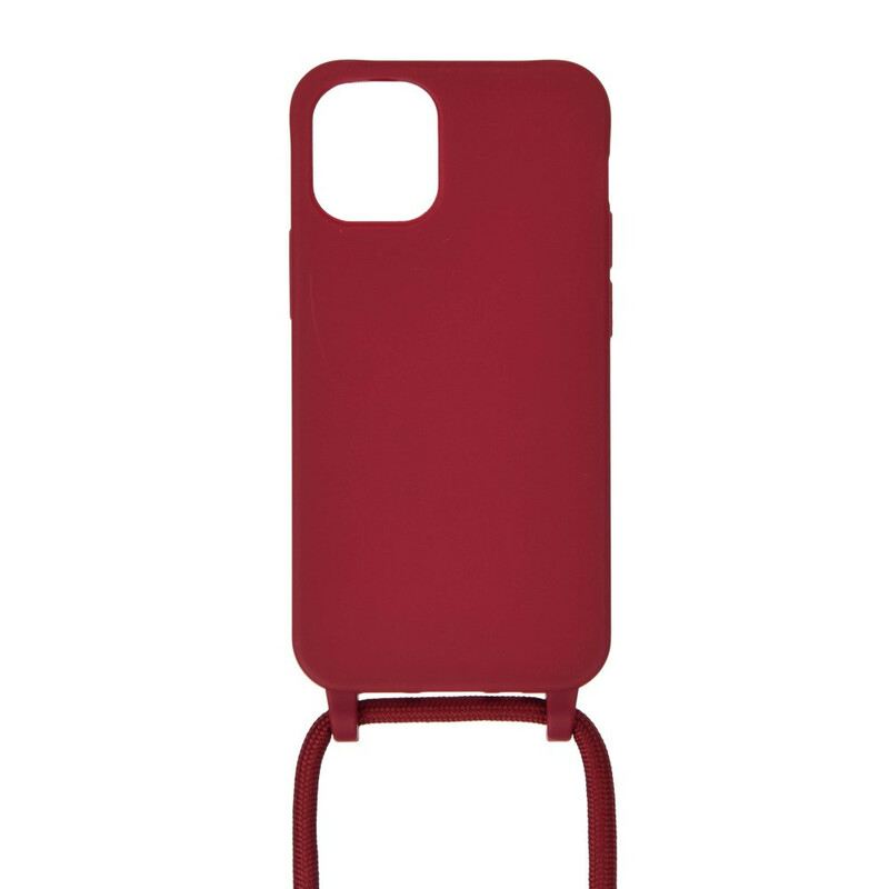 Maskica iPhone 12 / 12 Pro Silikon I Kabel