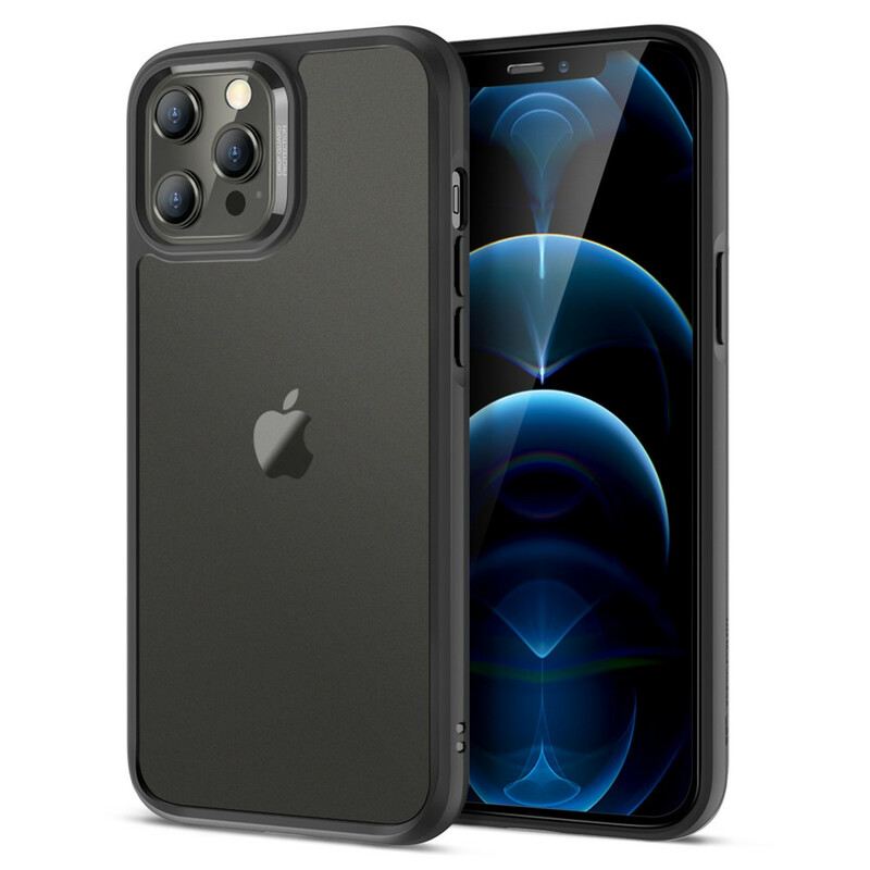 Maskica iPhone 12 / 12 Pro Staklena Stražnja Strana I Silikonski Rubovi