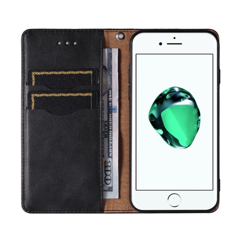 Flip Futrola iPhone SE 3 / SE 2 / 8 / 7 Kožna Futrola Retro Remenčić