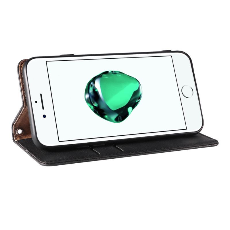 Flip Futrola iPhone SE 3 / SE 2 / 8 / 7 Kožna Futrola Retro Remenčić