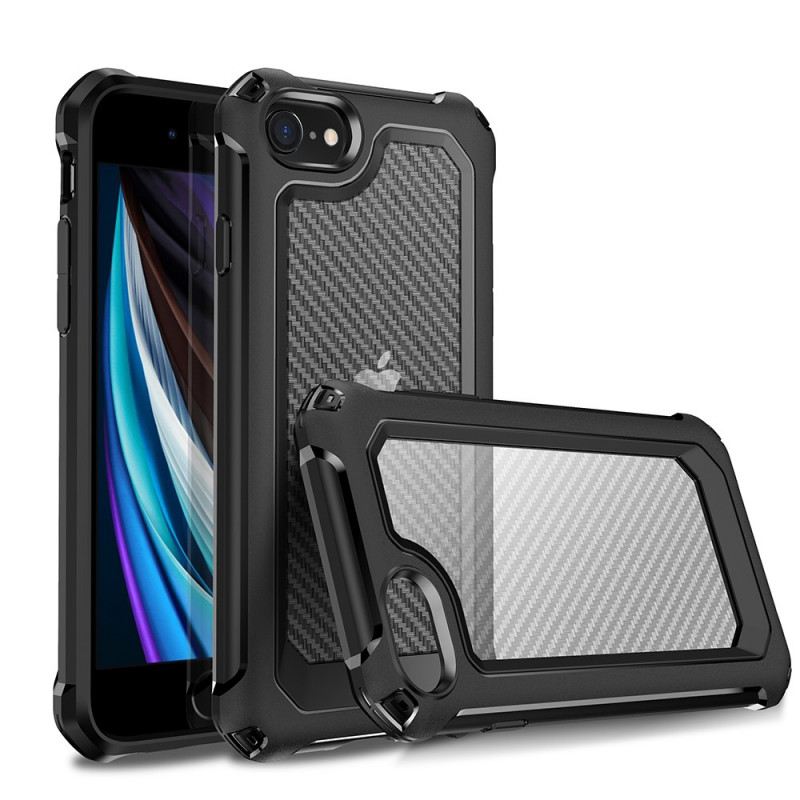 Maskica iPhone SE 3 / SE 2 / 8 / 7 Hibrid Od Ugljičnih Vlakana