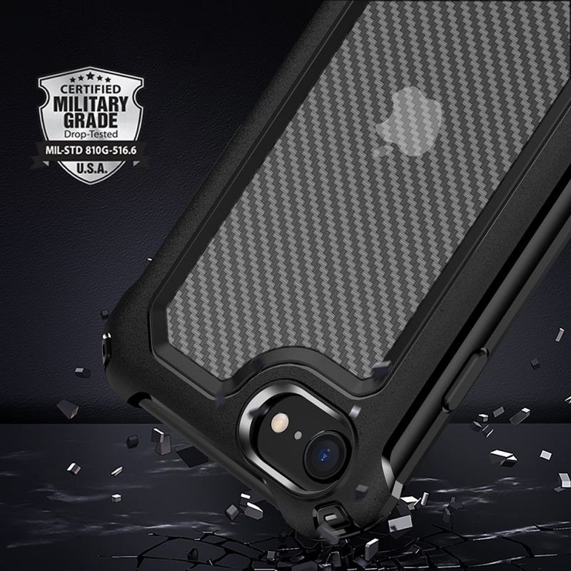 Maskica iPhone SE 3 / SE 2 / 8 / 7 Hibrid Od Ugljičnih Vlakana