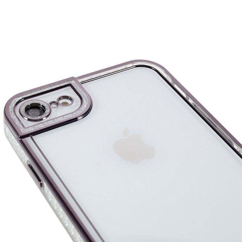Maskica iPhone SE 3 / SE 2 / 8 / 7 Metalni Rubovi